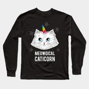 Meowgical Caticorn Long Sleeve T-Shirt